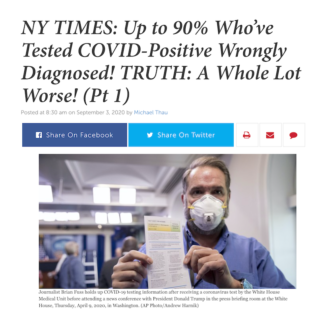[新型コロナFactCheck] 「NYタイムズがPCR陽性の9割は誤診と報道｣は誤り 曲解された米国の情報が拡散